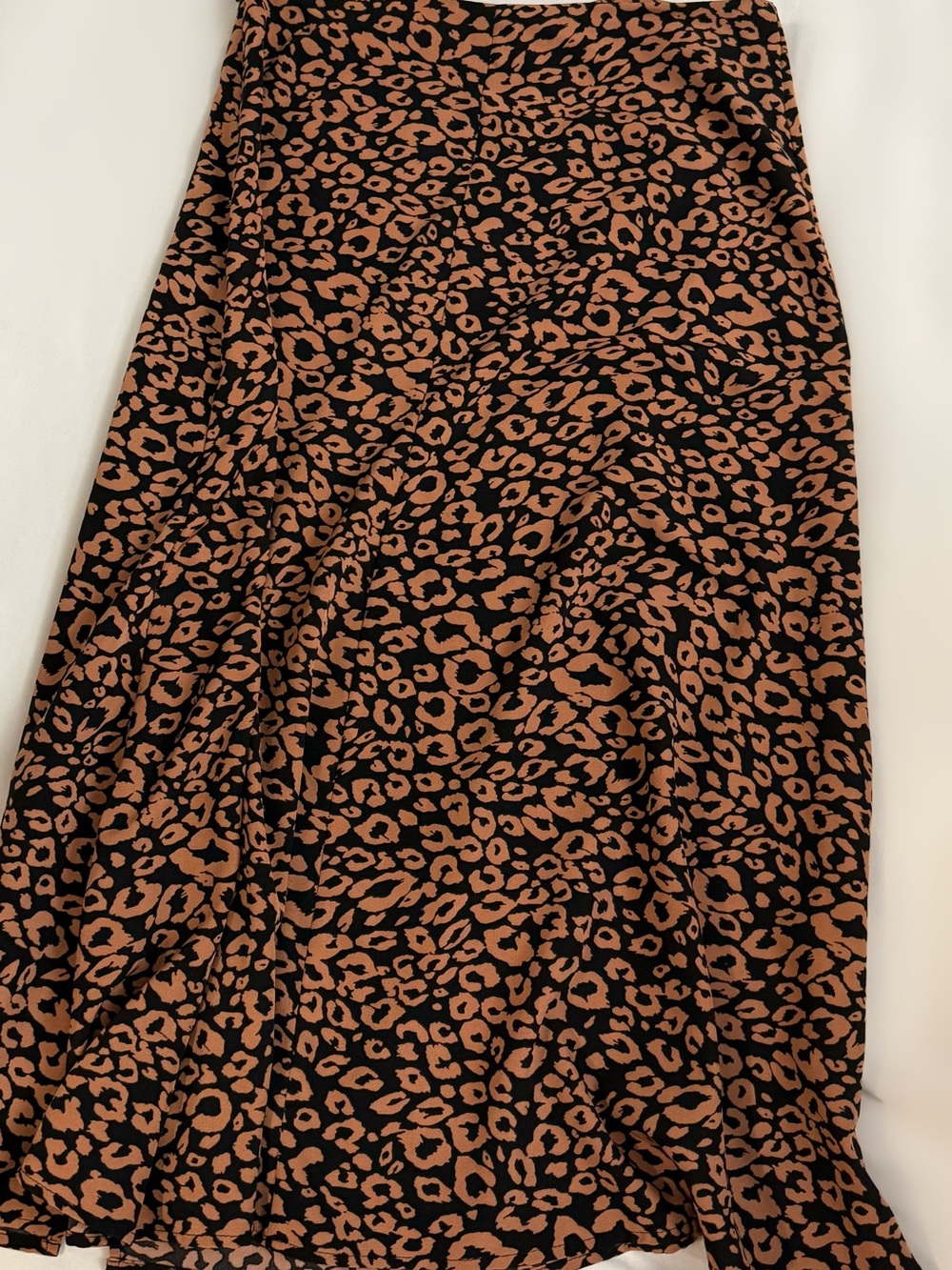 SHEIN Leopard Print Midi Skirt Size M